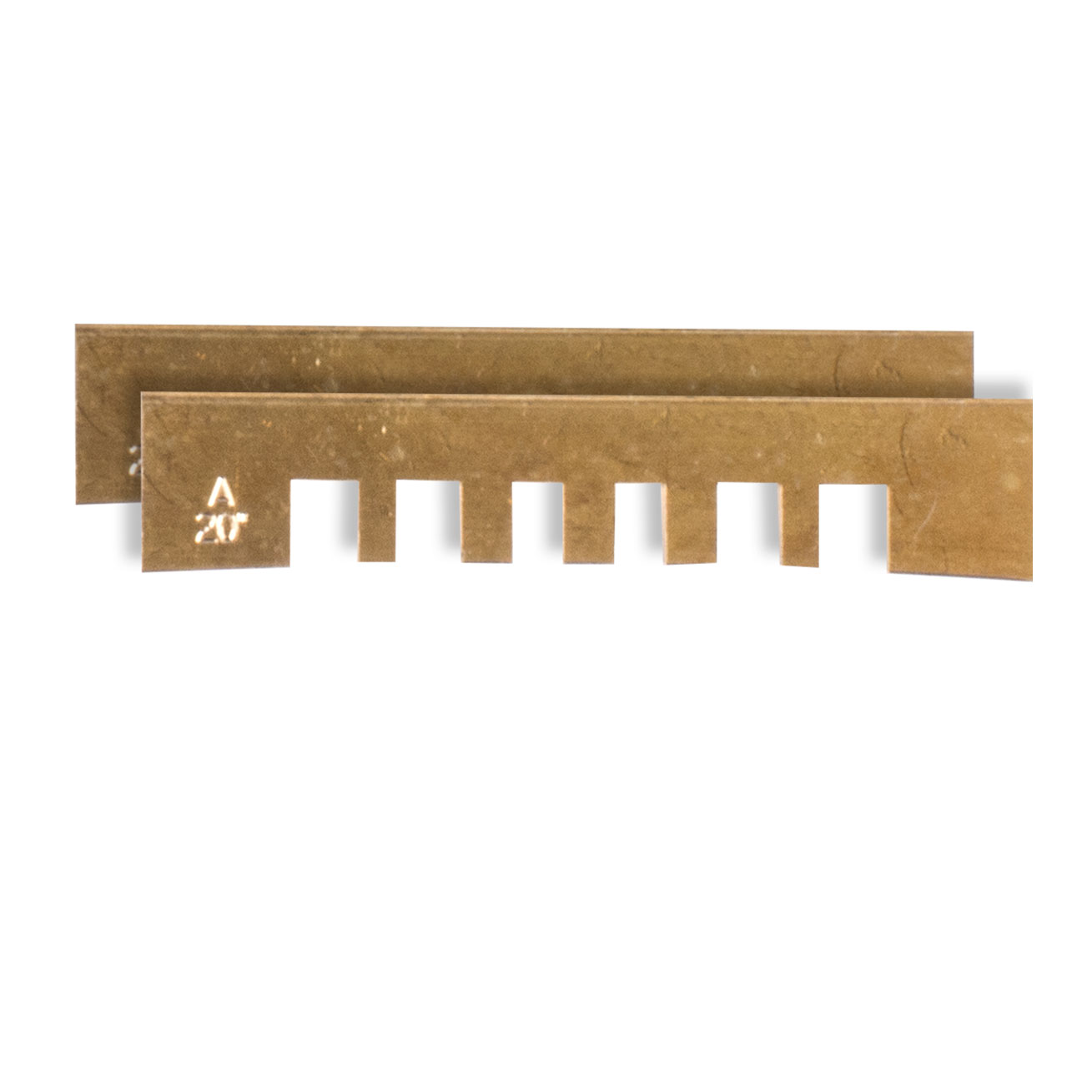 Notched Fret Press Inserts, 20" radius, set of 2 Notched Fret Press Inserts, 20" radius, set of 2