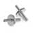 Posts/Thumbwheels for ABR-1 Tune-o-matic Bridges, Chrome, set of 2