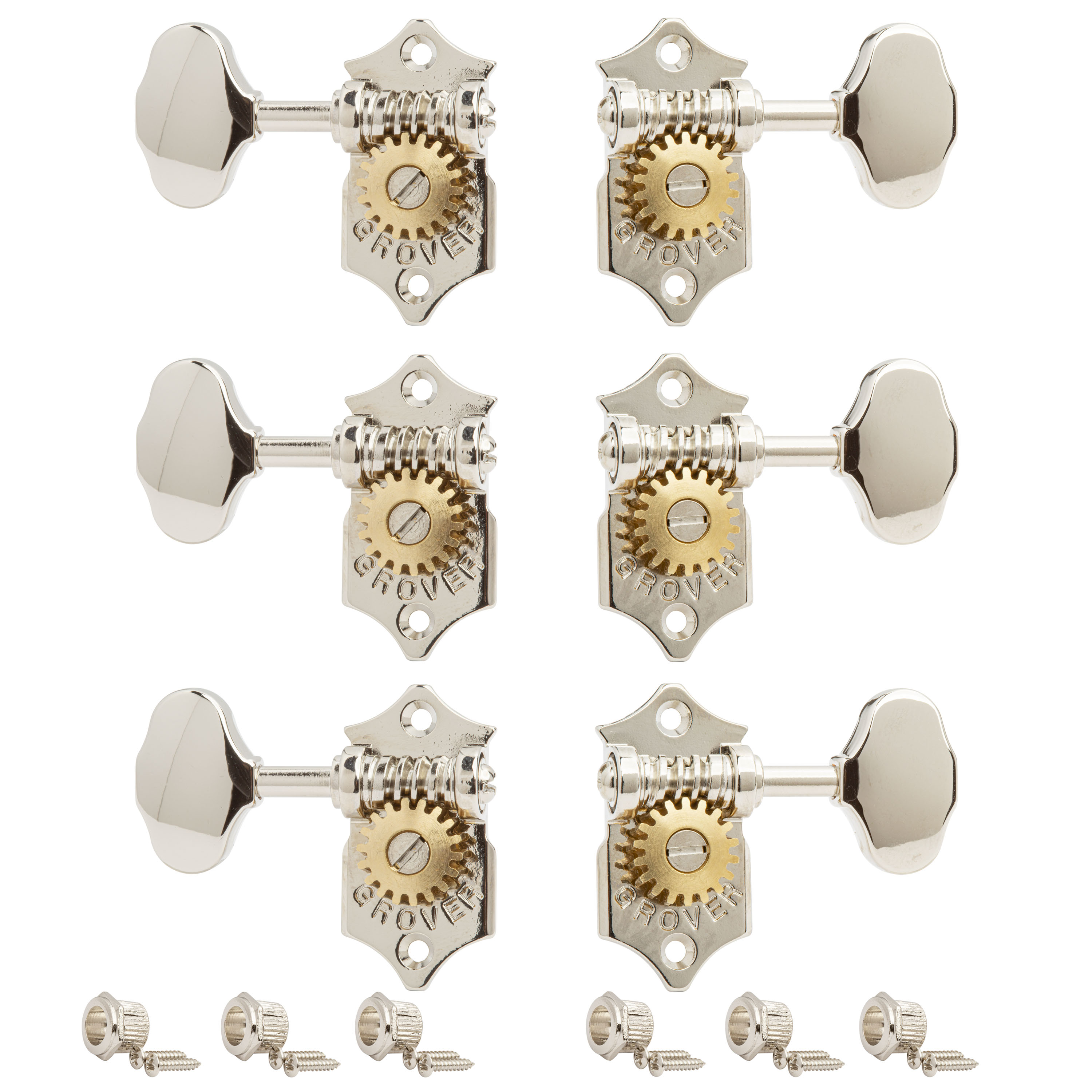 Grover 18:1 Sta-Tite 3+3 Tuning Machines for Solid Peghead V97-18GA Gold