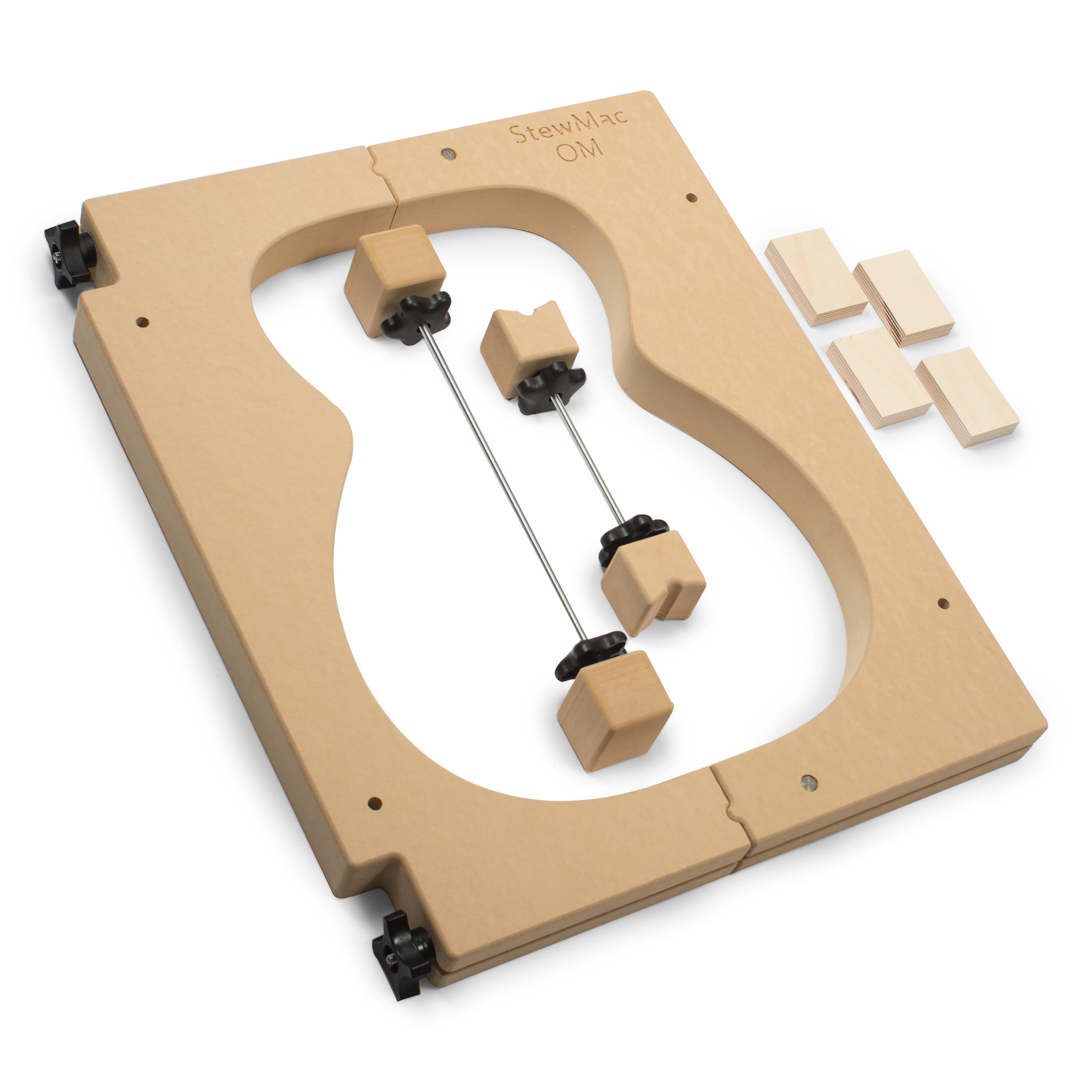 StewMac Acoustic Guitar Body Mold, OM body mold and spreaders StewMac Acoustic Guitar Body Mold, OM body mold and spreaders