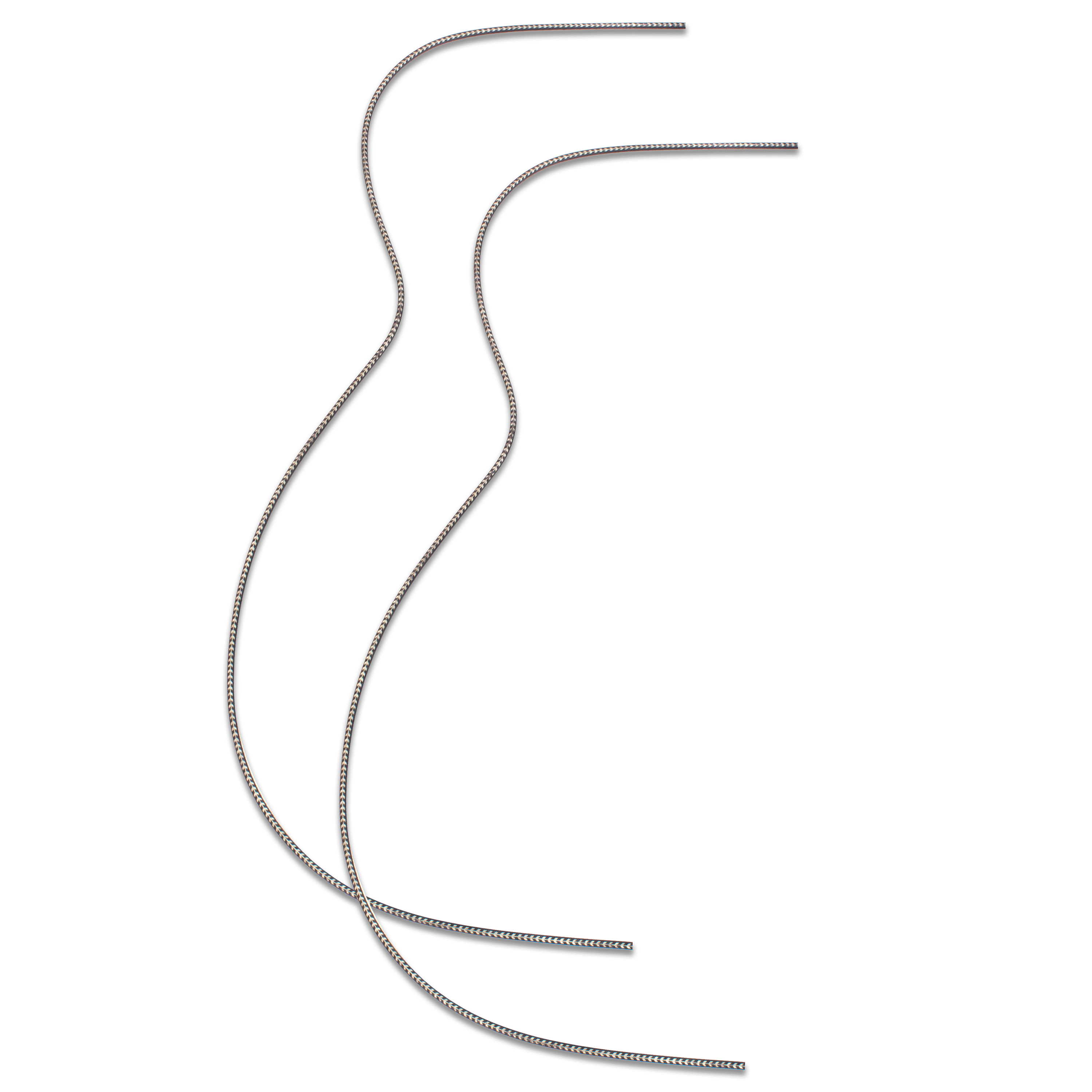 Bent Herringbone Purfling, Set of 2, OM/000 Shape Bent Herringbone Purfling, Set of 2, OM/000 Shape