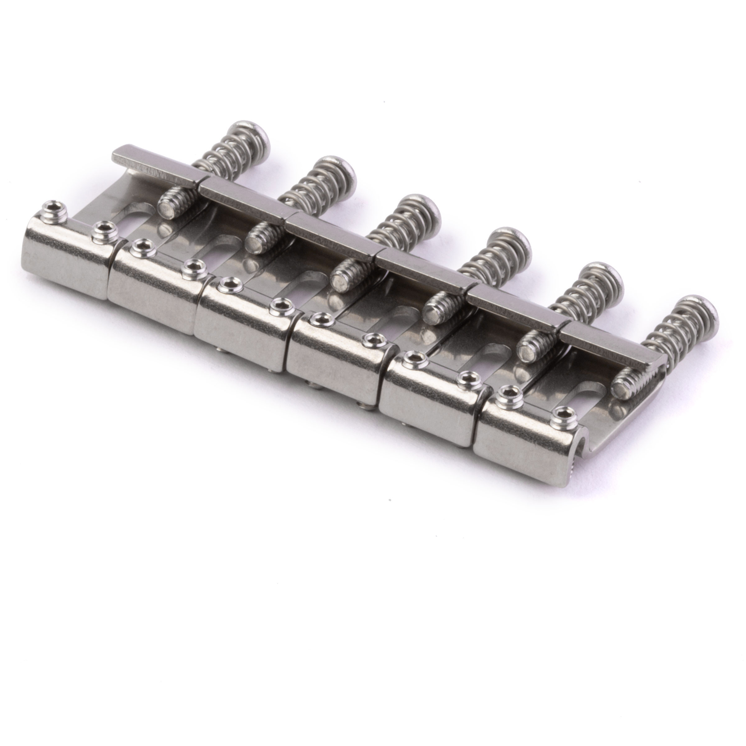 KTS Titanium Saddles for Strat - Set of 6, For 2-1/16" string spread, offset style KTS Titanium Saddles for Strat - Set of 6, For 2-1/16" string spread, offset style