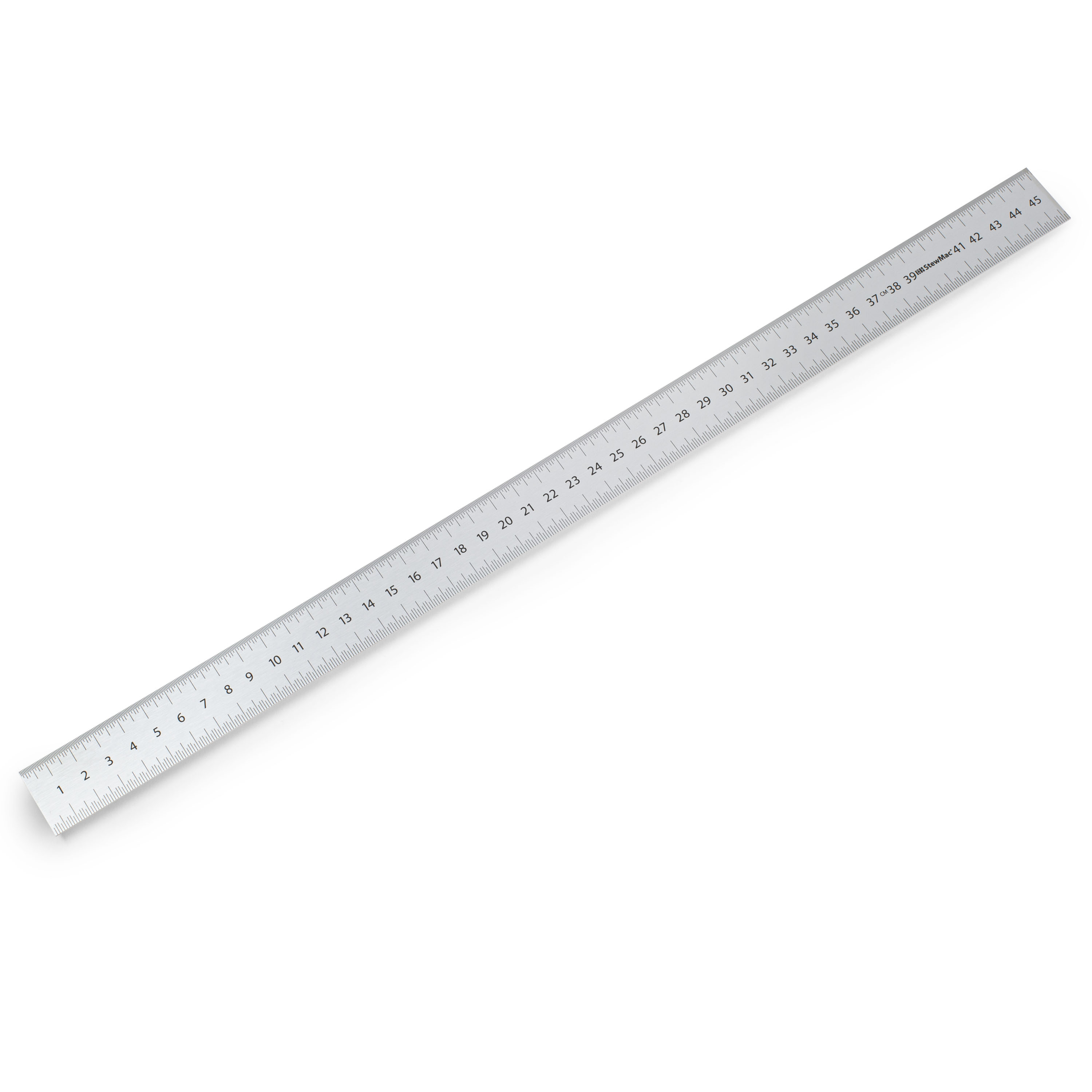 uxcell Straight Ruler 100cm 40 Inch Stainless Steel Double Scale Measuring Tool 0.5mm Precision 