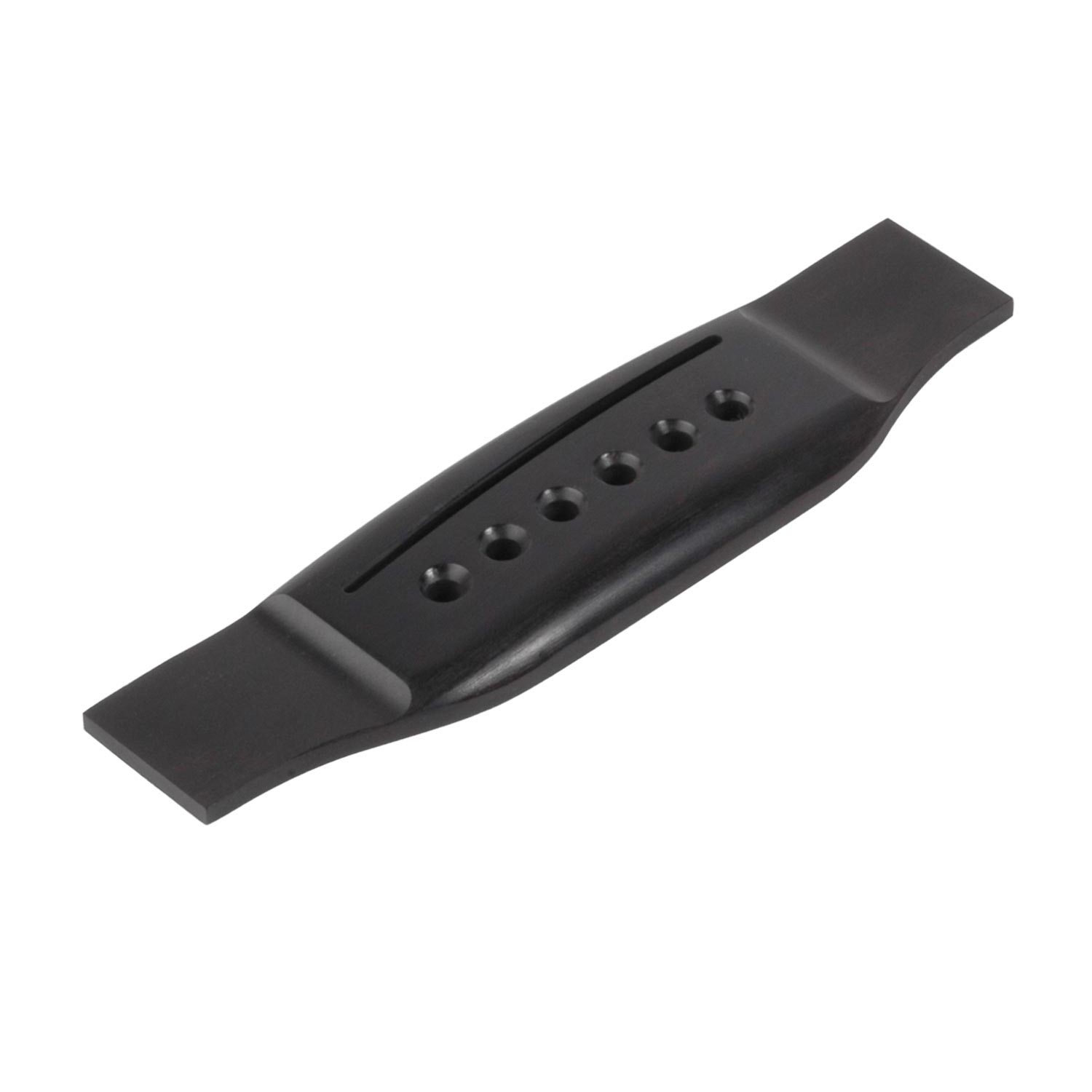 Acoustic Guitar Bridge, Standard, Ebony Acoustic Guitar Bridge, Standard, Ebony