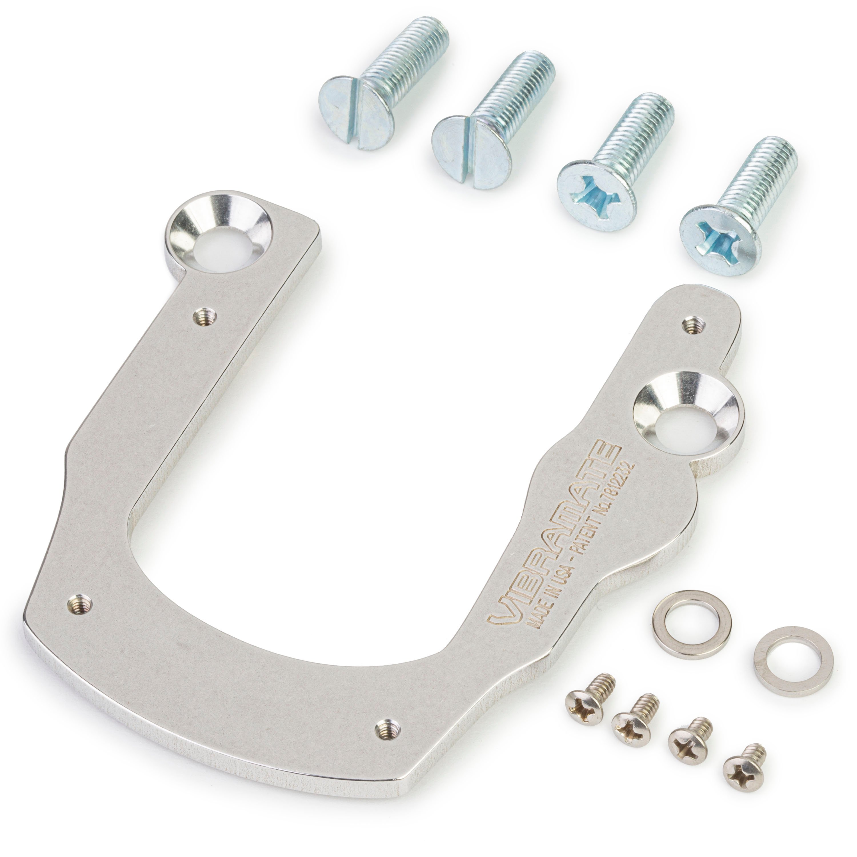 Vibramate V5 Adapter for Bigsby B5, V5-ST Short Tail kit, polished aluminum Vibramate V5 Adapter for Bigsby B5, V5-ST Short Tail kit, polished aluminum
