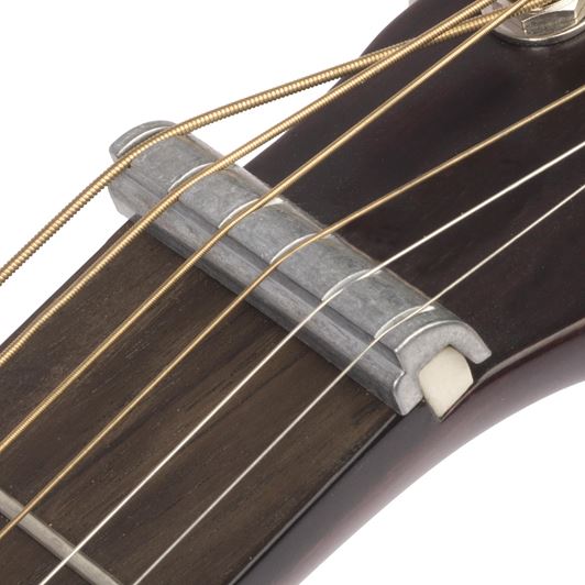 classical guitar string height at nut