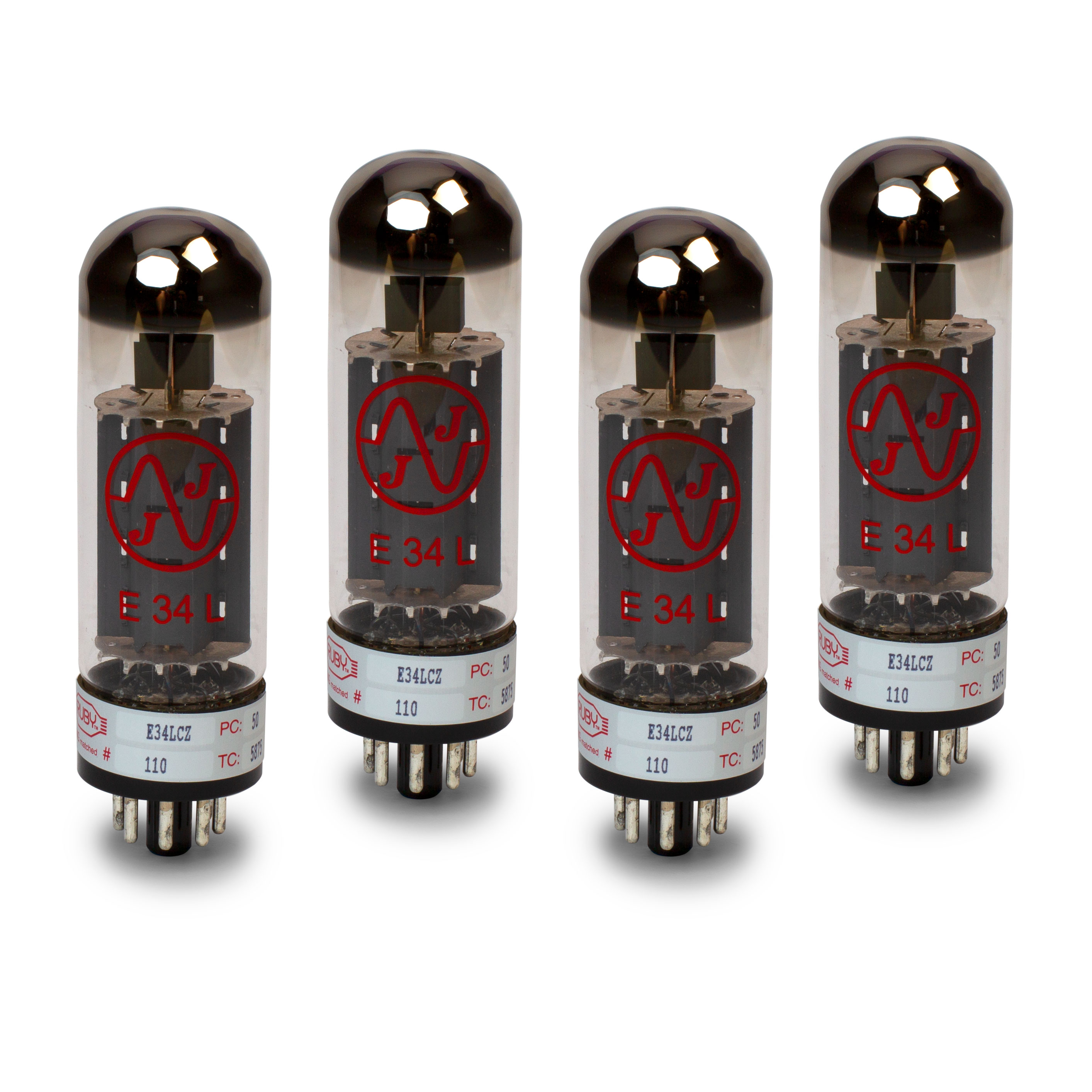 JJ EL34L Power Tube, Matched Quad