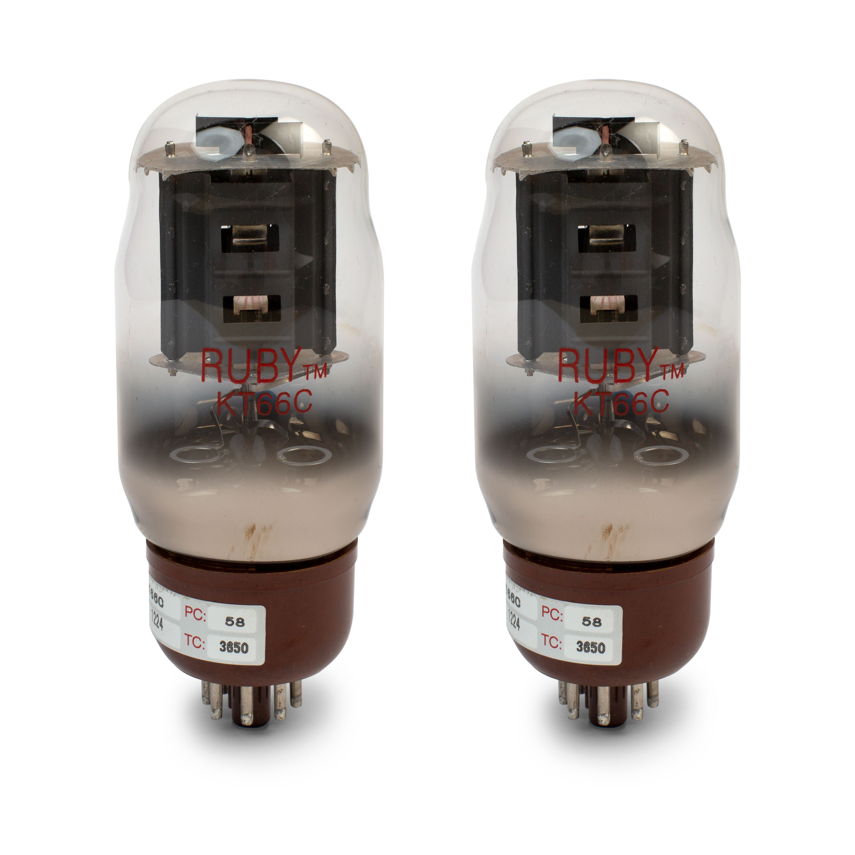 Ruby Tubes KT66C Power Tube, Matched Pair Ruby Tubes KT66C Power Tube, Matched Pair