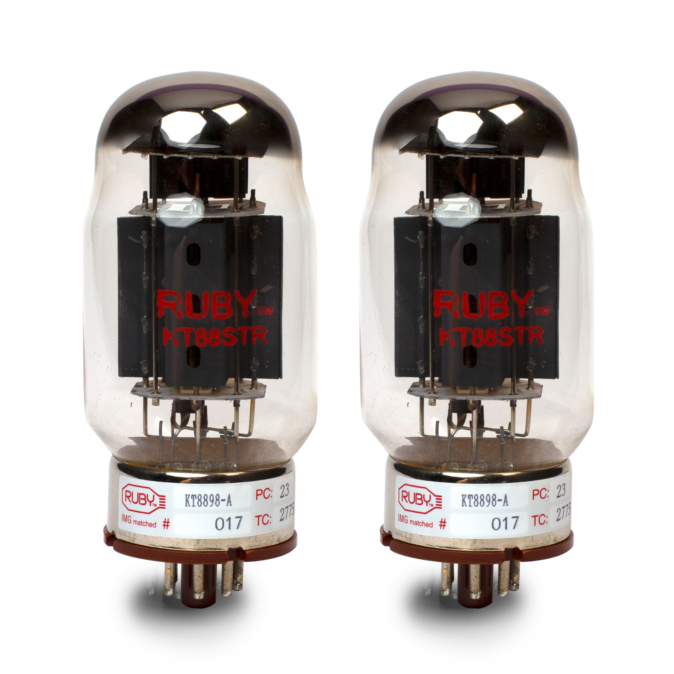 Ruby Tubes KT88STR Power Tube, Matched Pair