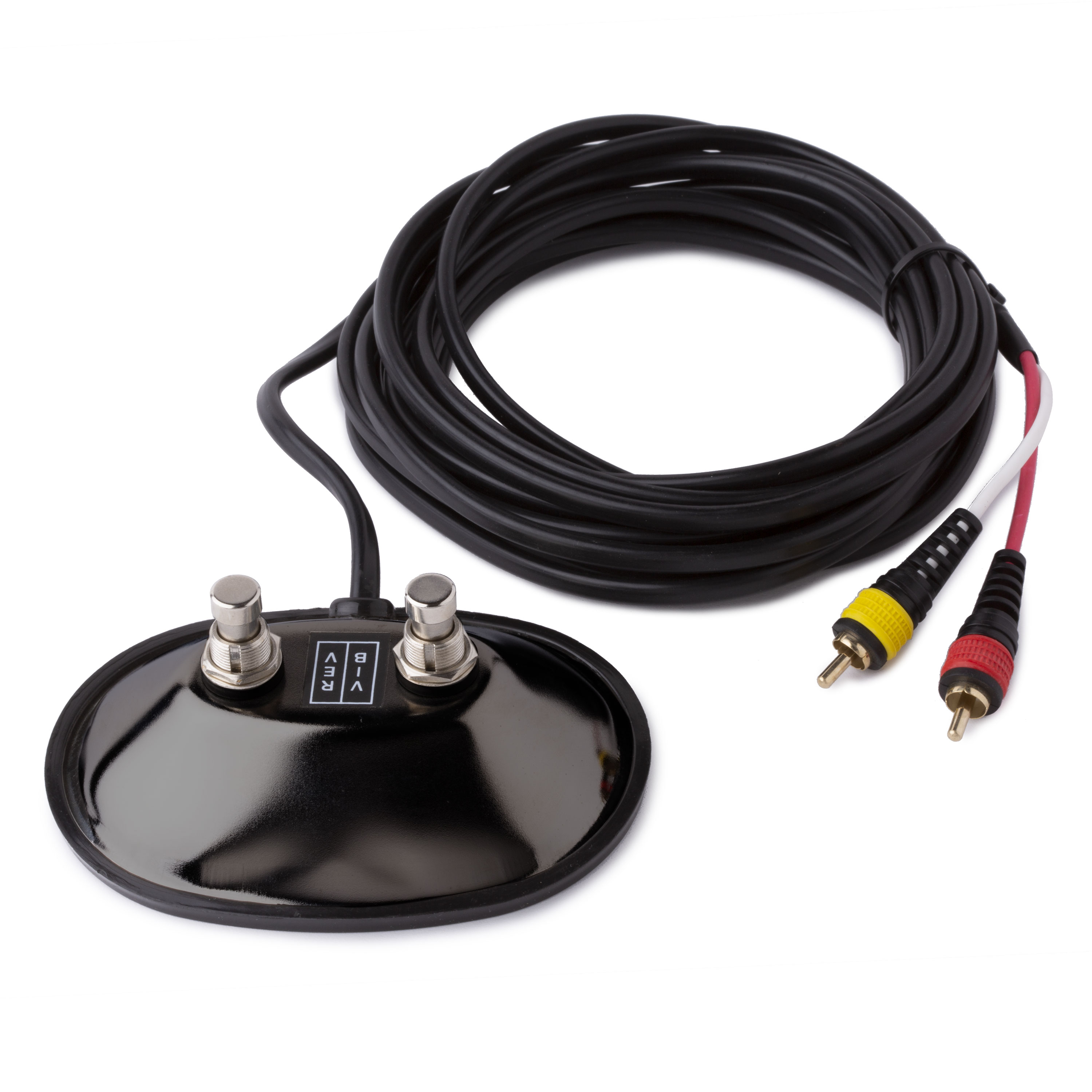 RCA Footswitch for Amps, Two Button, Black