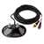 RCA Footswitch for Amps, Two Button, Black