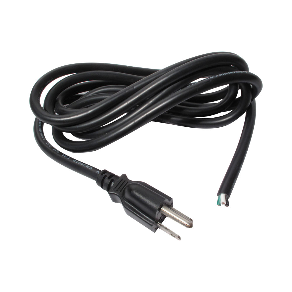 Power Cord for Amps, 16 AWG Power Cord for Amps, 16 AWG