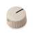 Vintage-style "Radio" Cupcake Amp Knob, White