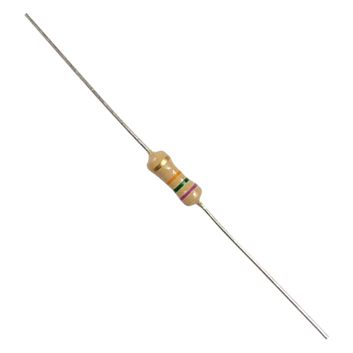 Carbon Film Resistor, 10M-ohm, 1/2W Carbon Film Resistor, 10M-ohm, 1/2W