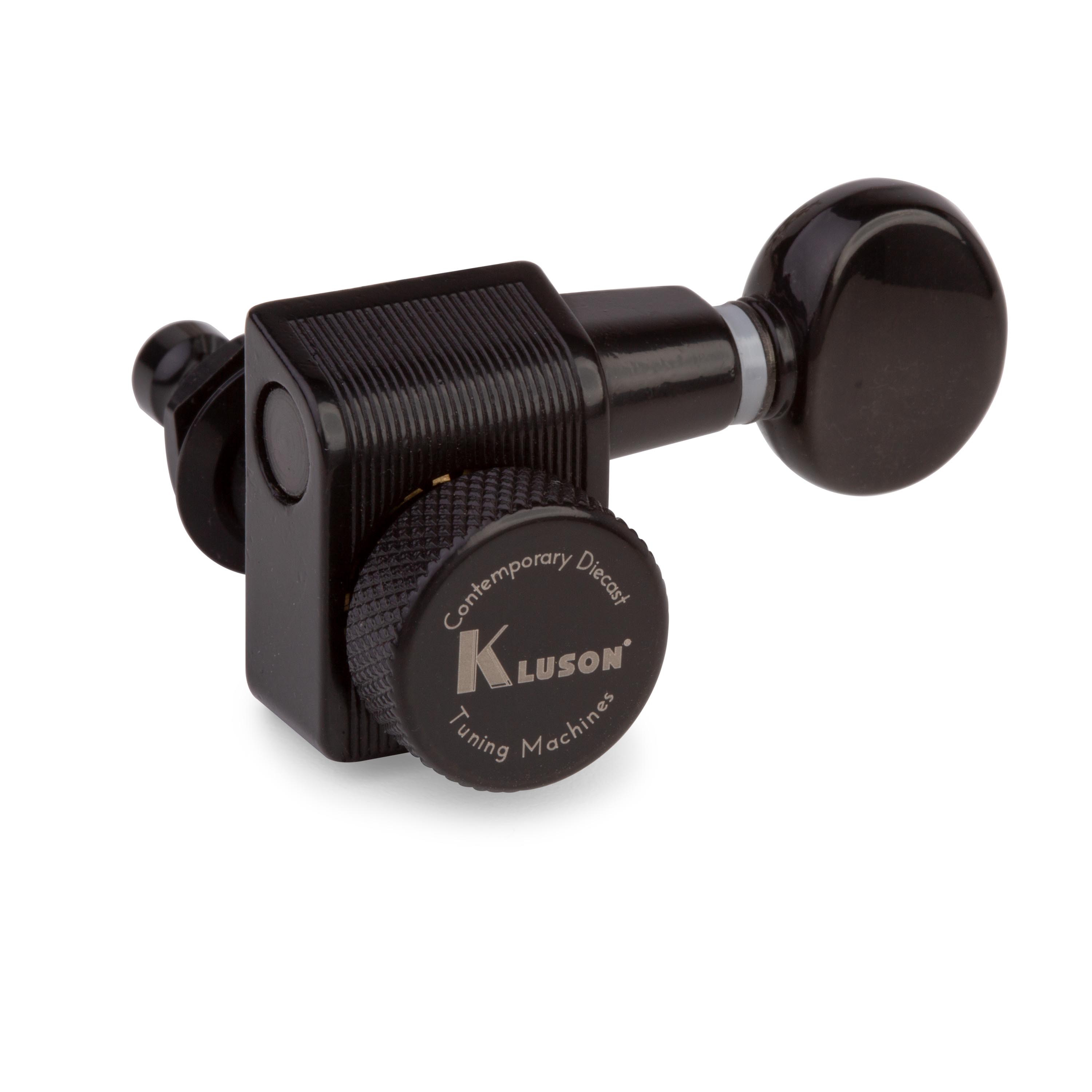 Kluson 6-In-Line Locking Diecast 2-Pin Tuners for Fender Guitars
