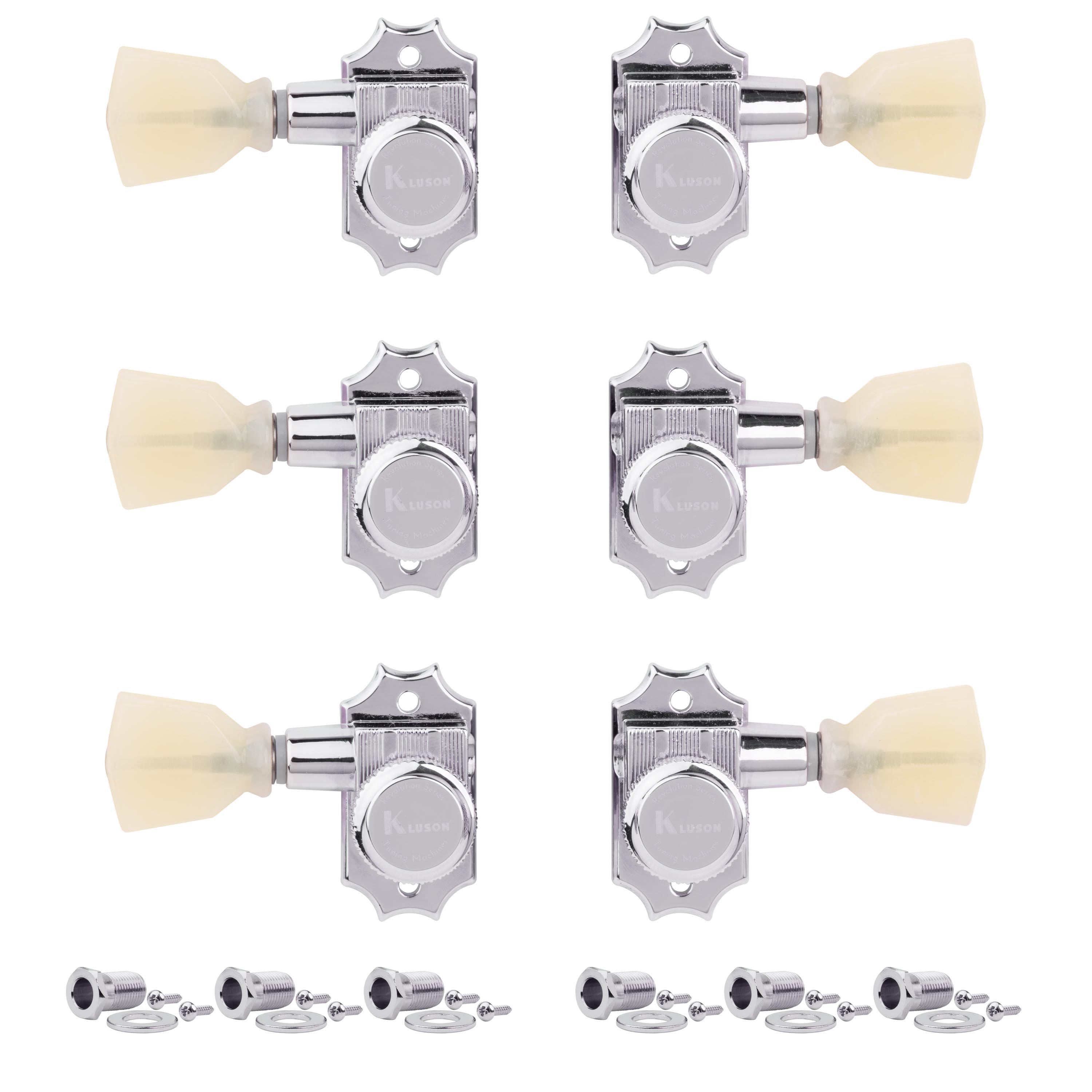 Kluson 3+3 Locking Revolution Series G-Mount Tuners