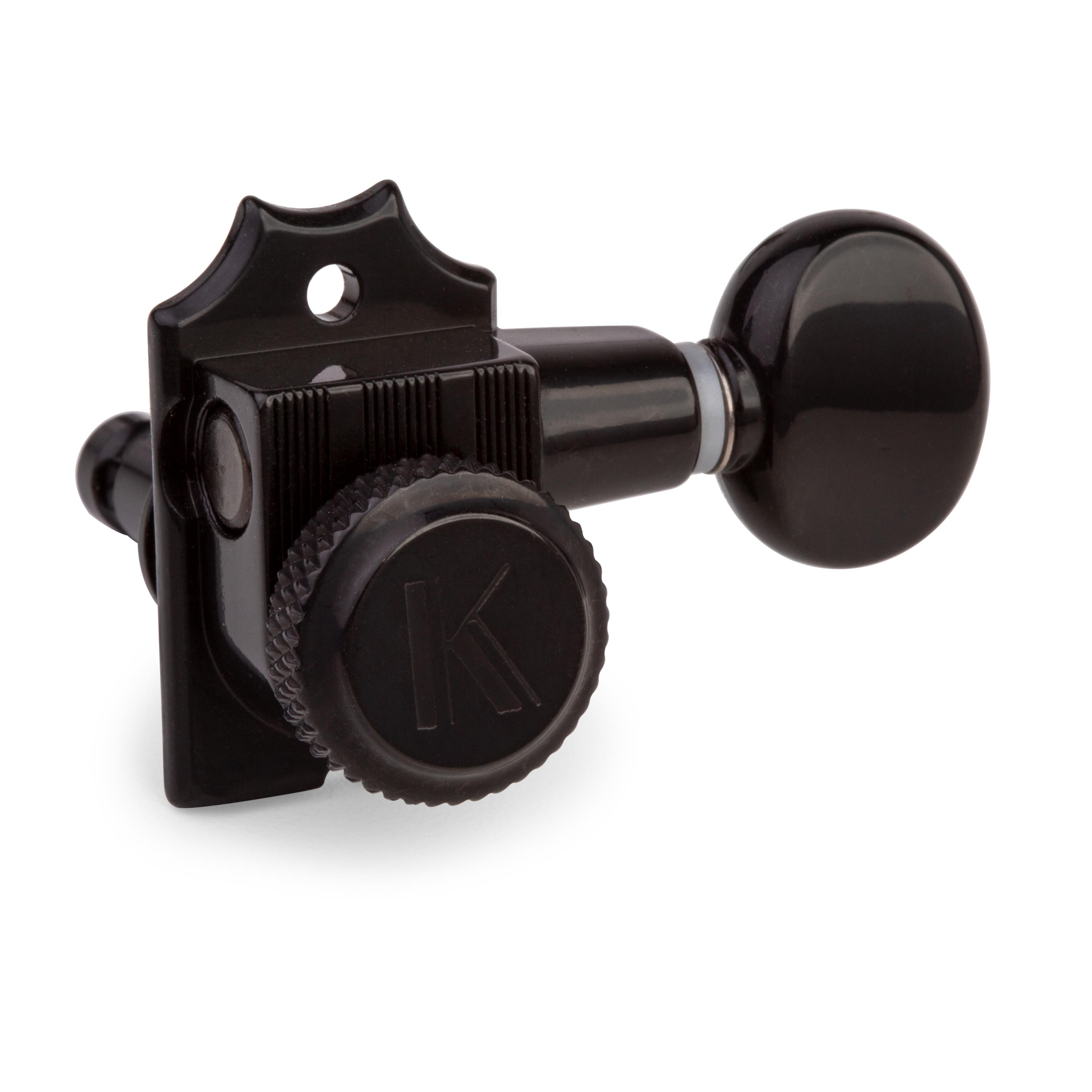 Kluson 6InLine Locking Revolution Series HMount NonCollared Tuners