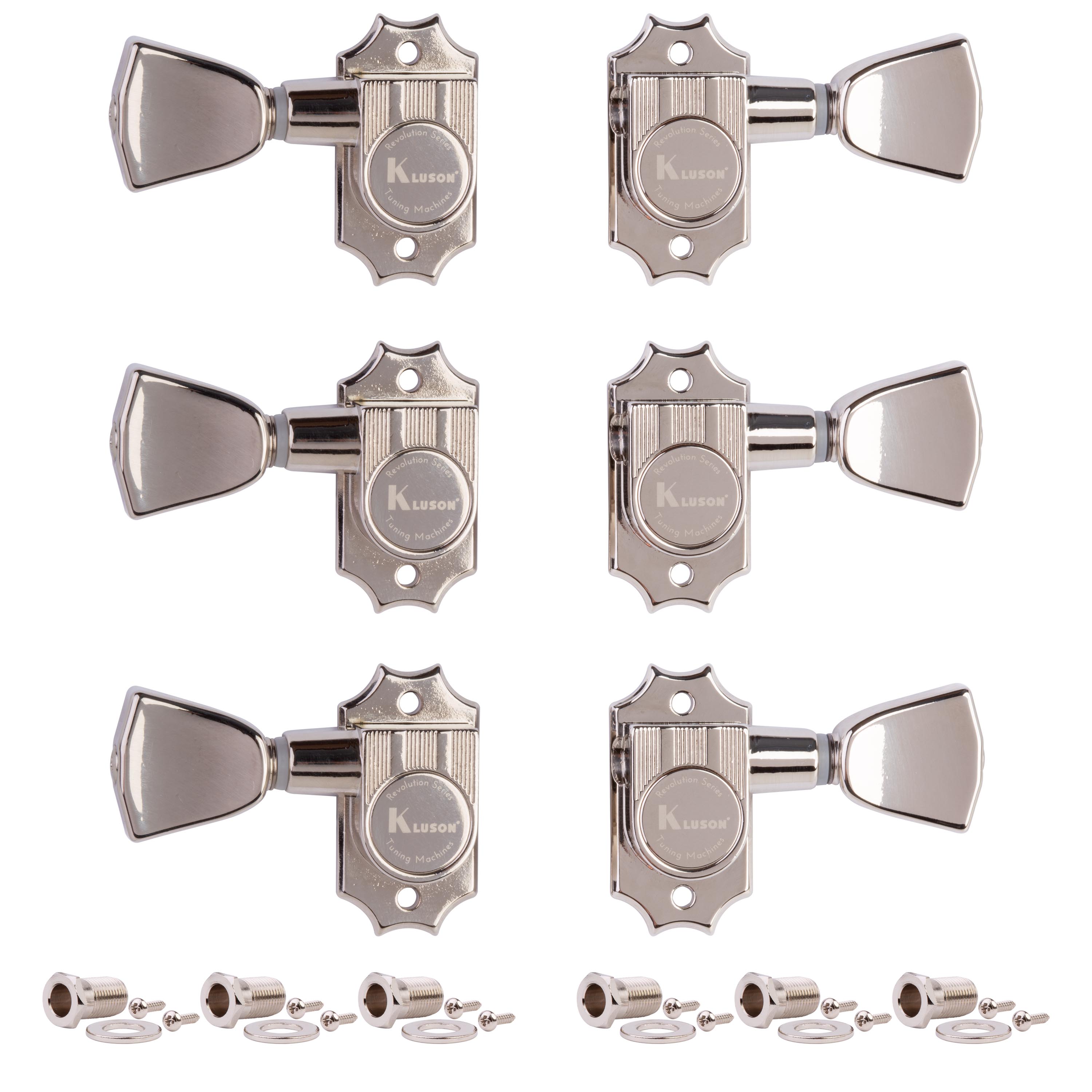 Kluson 3+3 Revolution Series G-Mount Tuners