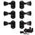 Kluson 3+3 Revolution Series G-Mount Tuners, Black