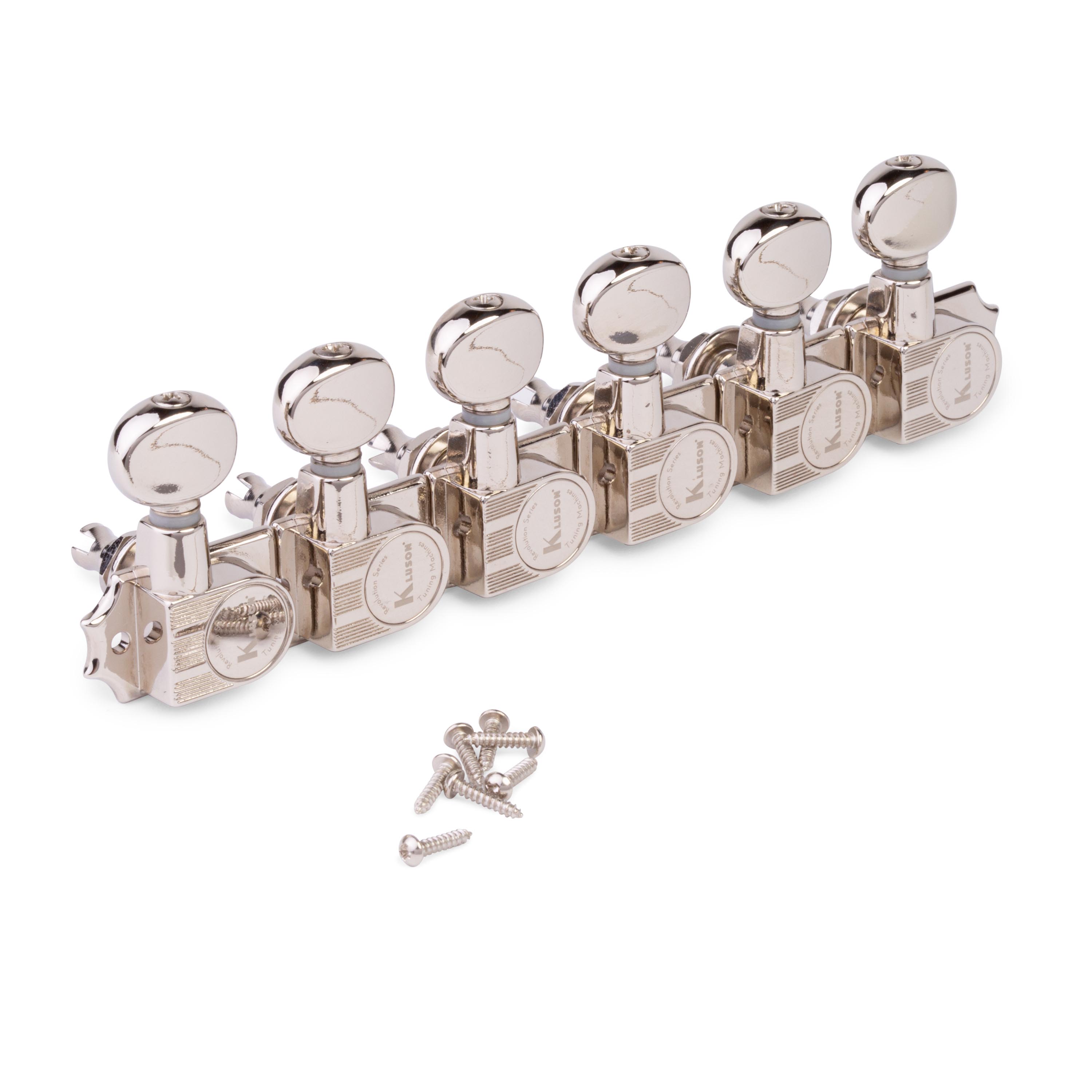 Kluson 6-In-Line Revolution Series H-Mount Tuners