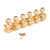 Kluson 6-In-Line Revolution Series H-Mount Tuners, Gold