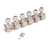 Kluson 6-In-Line Revolution Series H-Mount Tuners, Nickel