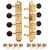 Kluson 4-On-Plate Supreme Series A-style Mandolin Tuners, Gold