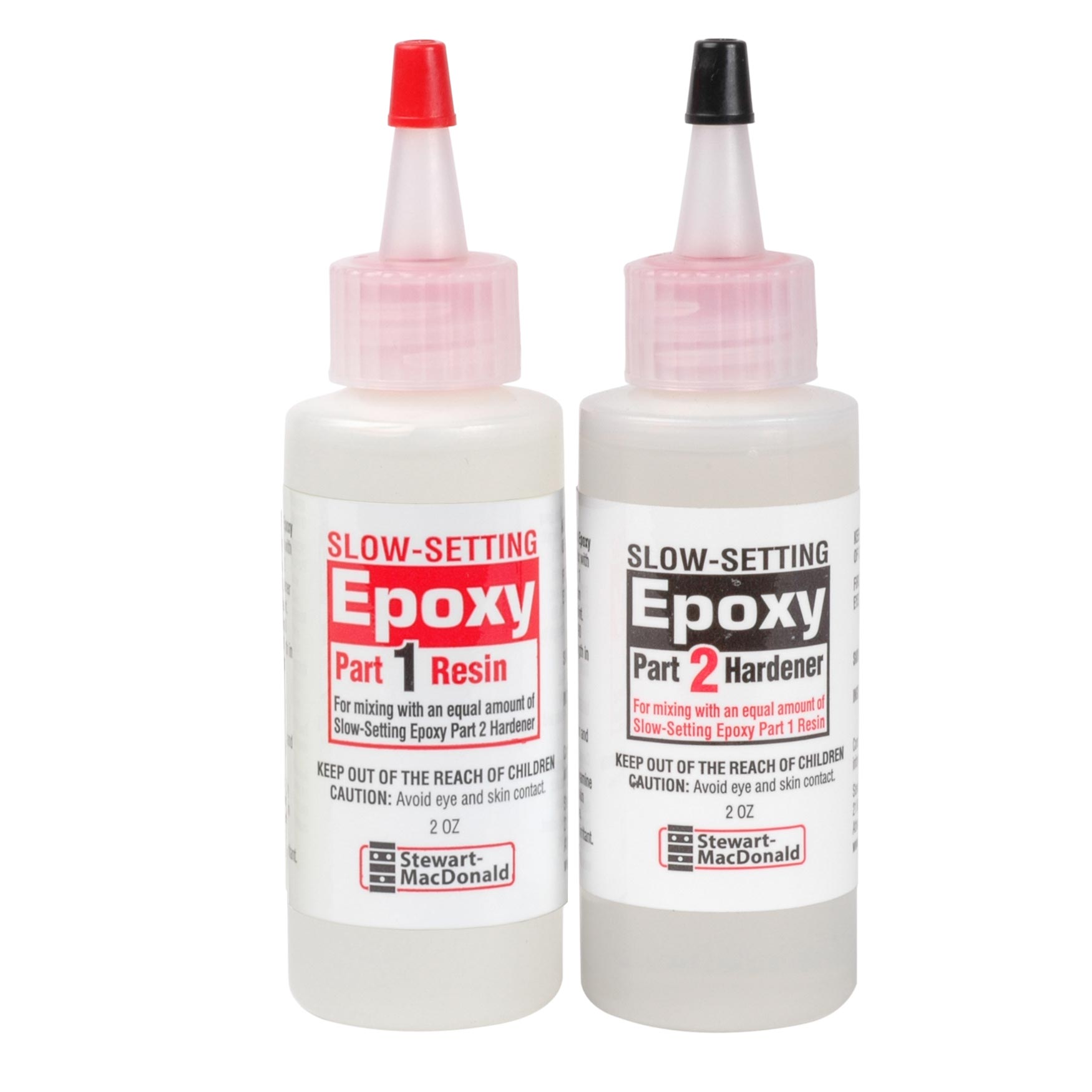 StewMac 2-Part Epoxy, Slow-Setting, Clear