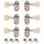 Kluson 3+3 Locking Deluxe Series Tuners, Nickel