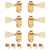 Kluson 3+3 Deluxe Series Tuners, Gold