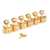 Kluson 6-In-Line Deluxe Series Tuners, Gold