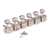 Kluson 6-In-Line Locking Deluxe Series Tuners, Nickel