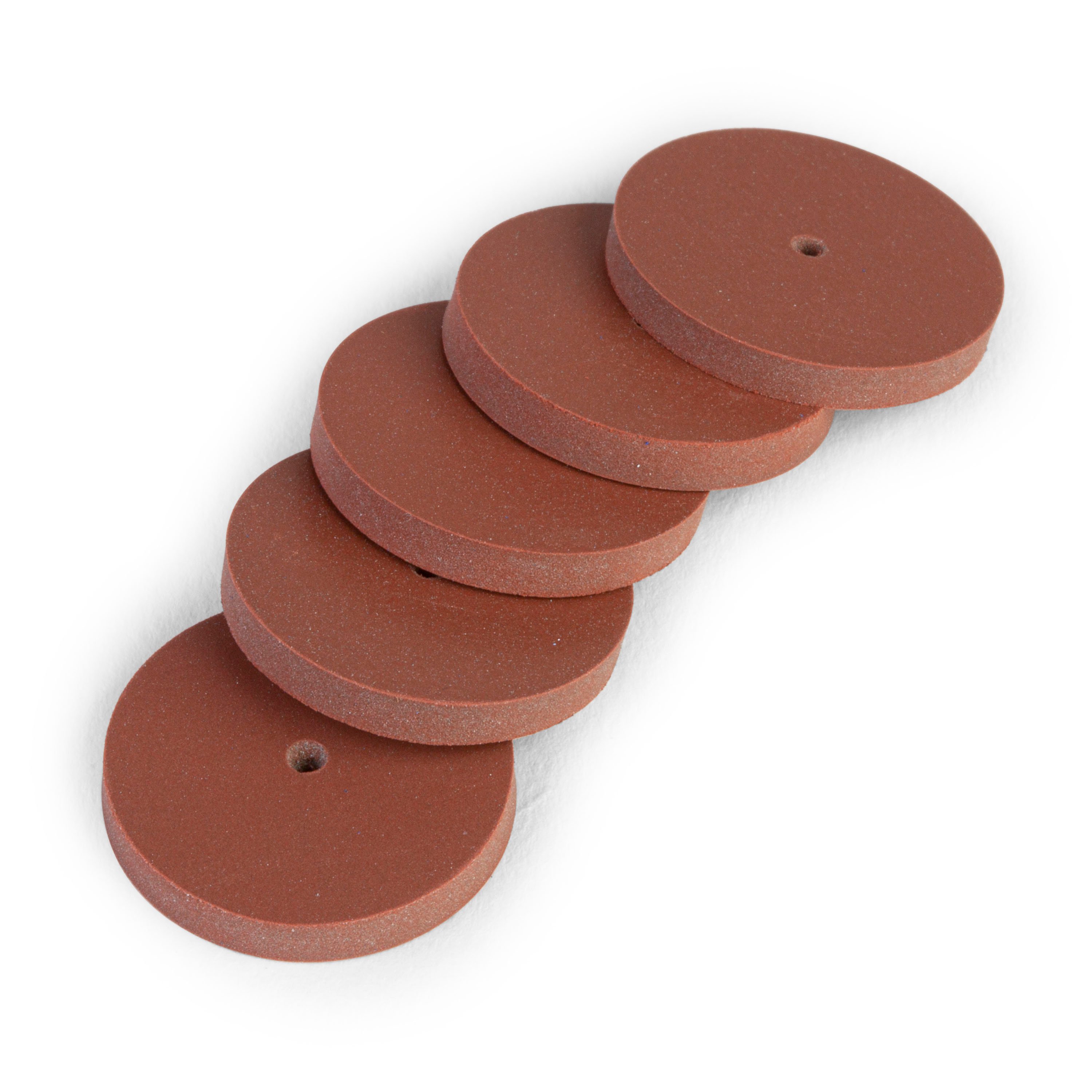 Fret Polishing Wheels, Fine wheels (red), package of 5 Fret Polishing Wheels, Fine wheels (red), package of 5