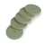 Fret Polishing Wheels, Extra-fine wheels (green), package of 5