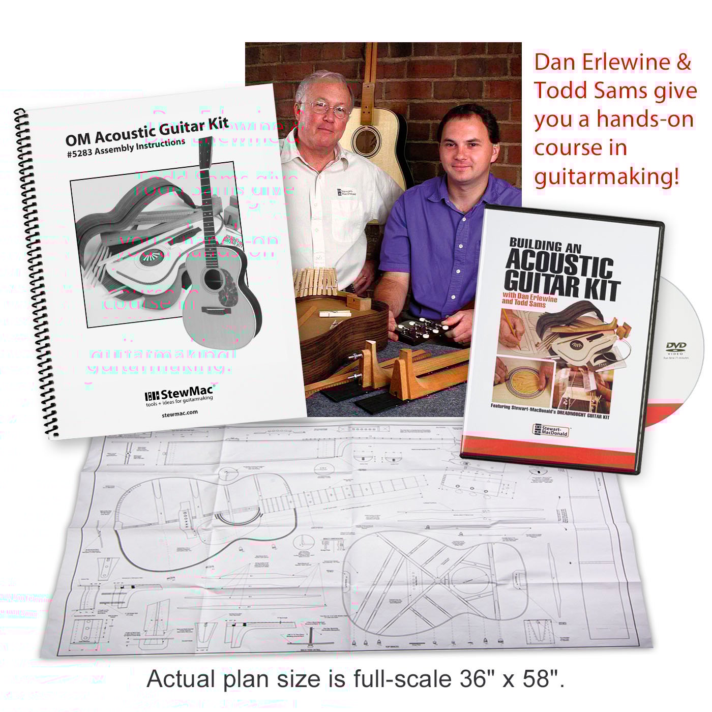 StewMac OM Acoustic Guitar Kit