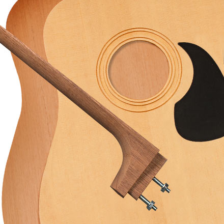 Stewmac build your own dreadnought acoustic guitar kit top