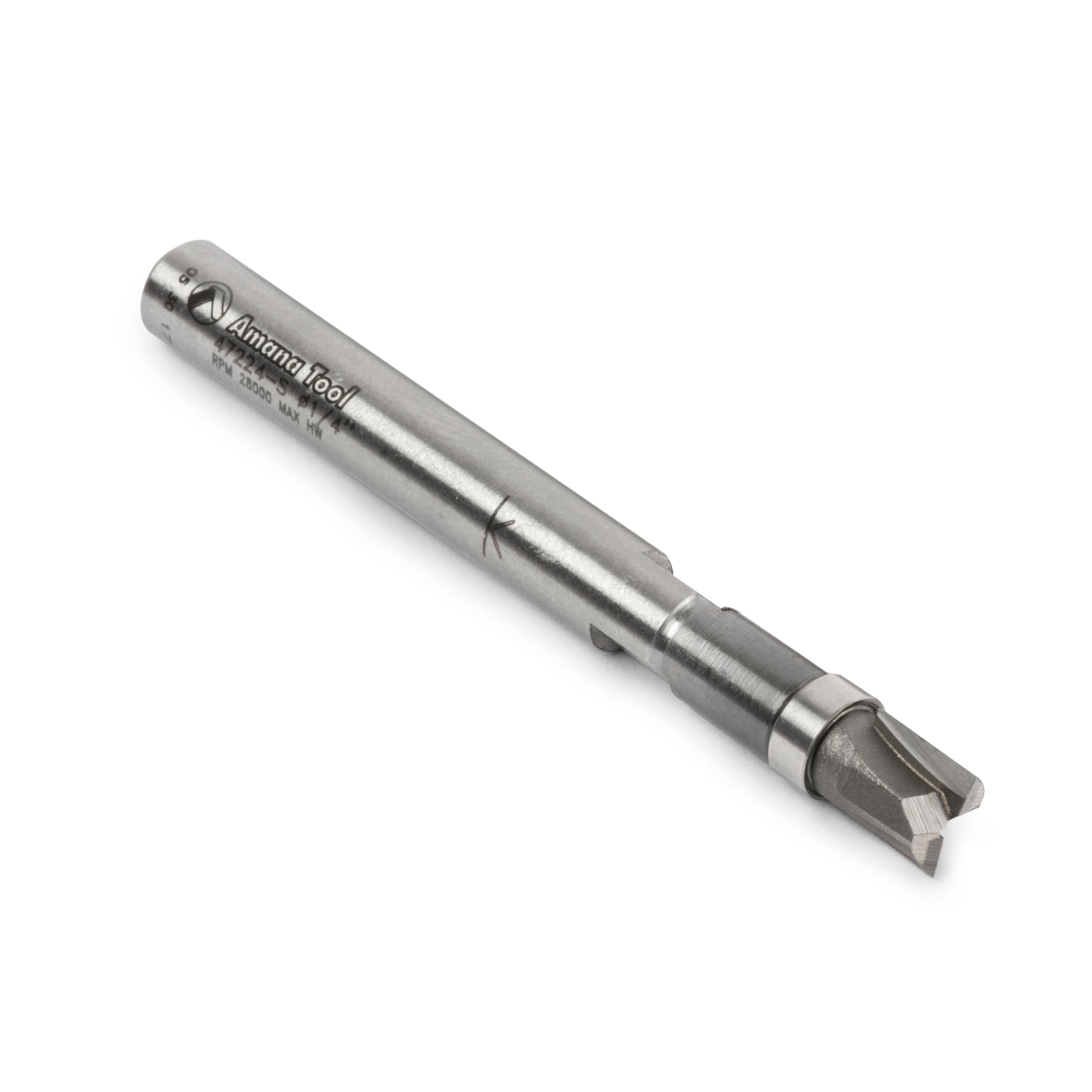 Amana Tool Miniature Ball Bearing Router Bits, 1/4" Shank StewMac