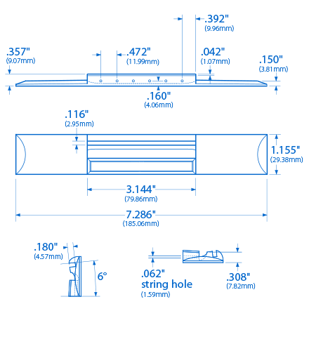 Classical Guitar Bridge