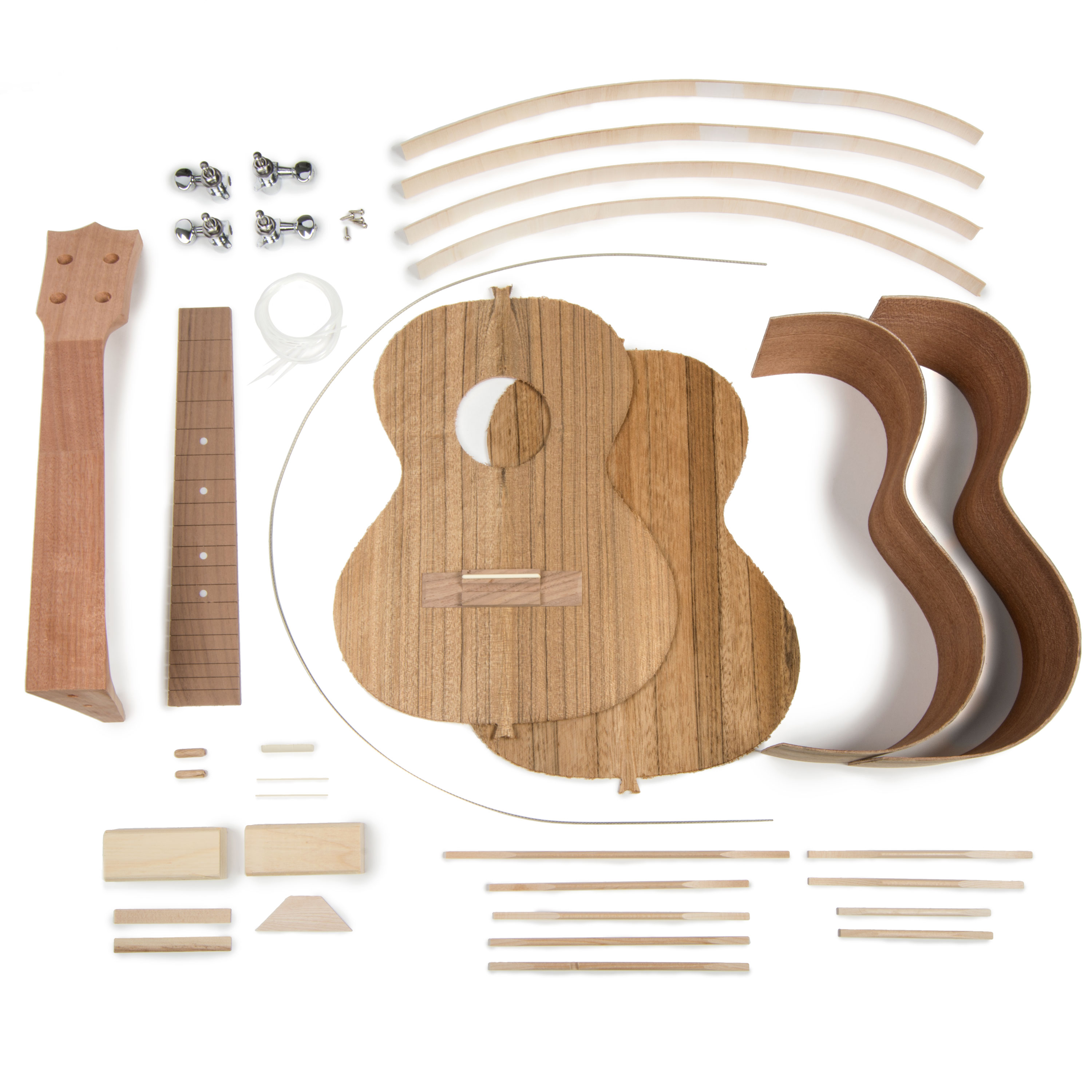 StewMac Walnut Tenor Ukulele Kits