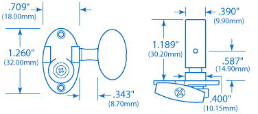 Schertler Classical Guitar Tuning Keys StewMac