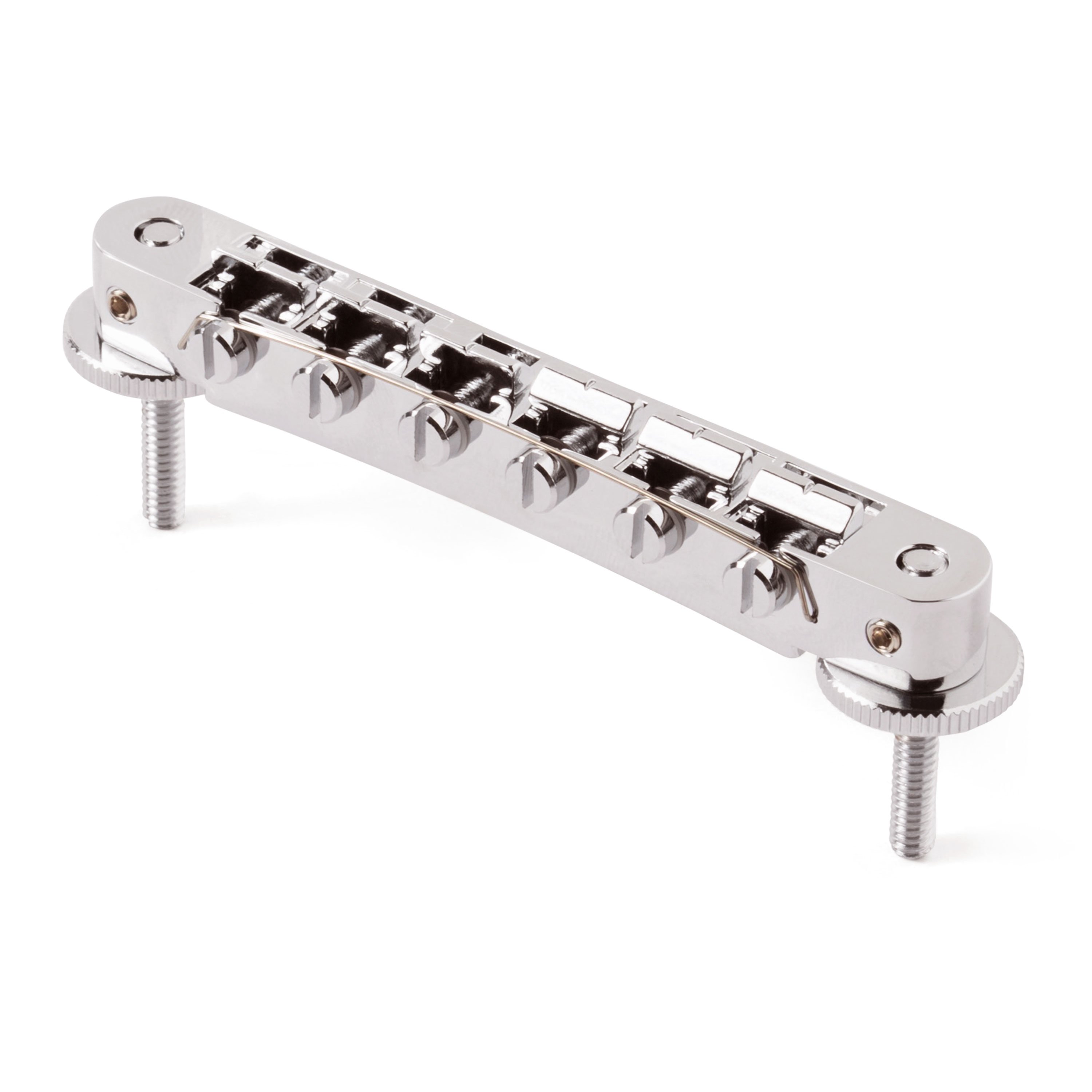 TonePros AVR2 ABR-1 Tune-o-matic Bridge, Nickel, Notched TonePros AVR2 ABR-1 Tune-o-matic Bridge, Nickel, Notched