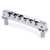 TonePros NVR2 Nashville Tune-o-matic Bridge, Chrome, Notched