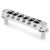 TonePros T3BP Tune-o-matic Bridge, Chrome, Notched