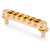 TonePros T3BP Tune-o-matic Bridge, Gold, Notched