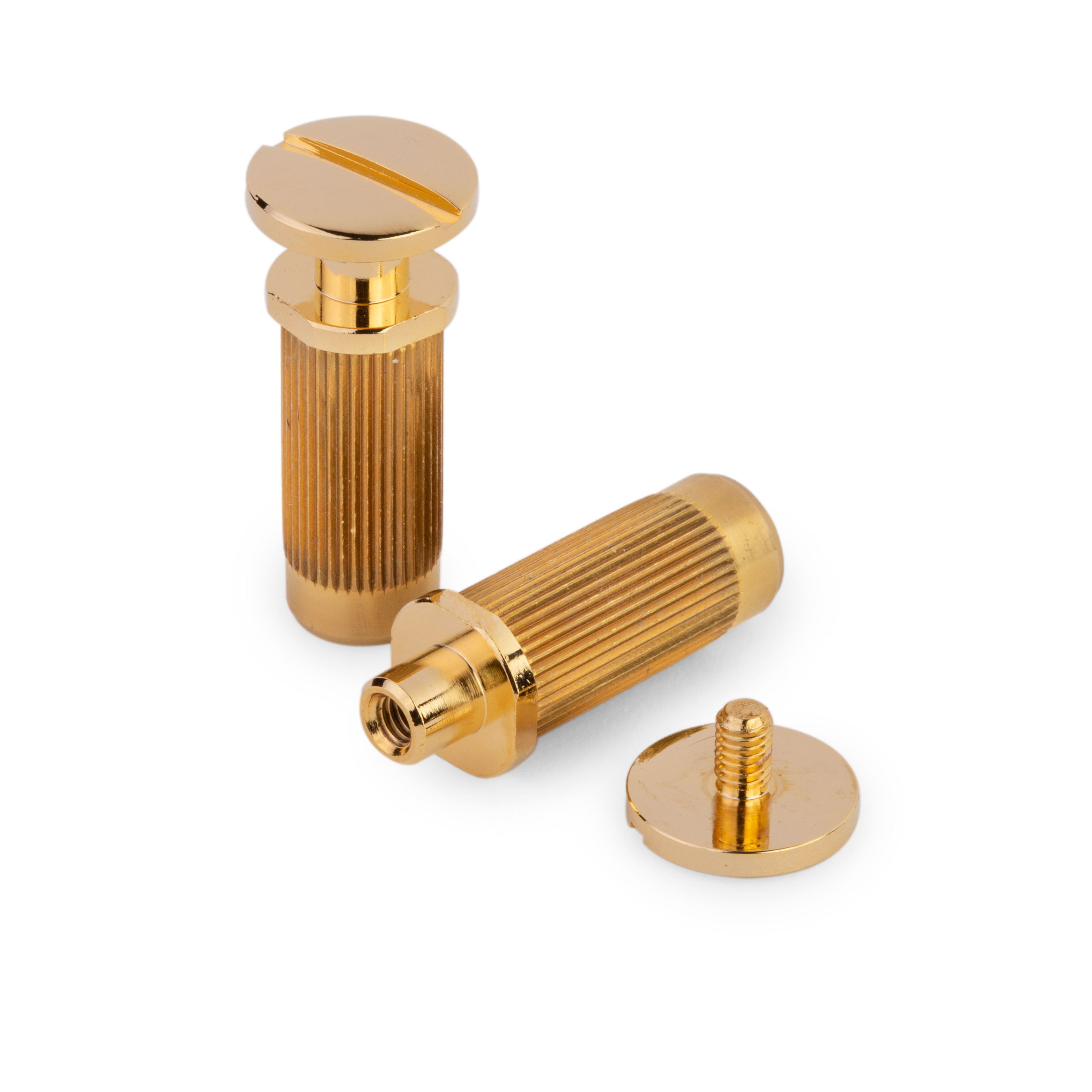 TonePros MSPRS Metric Locking Studs for PRS, Gold - Set of 2