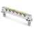 TonePros NVR2G Nashville Tune-o-matic Bridge with G Formula saddles, Chrome