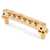 TonePros NVR2G Nashville Tune-o-matic Bridge with G Formula saddles, Gold