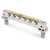 TonePros NVR2G Nashville Tune-o-matic Bridge with G Formula saddles, Nickel