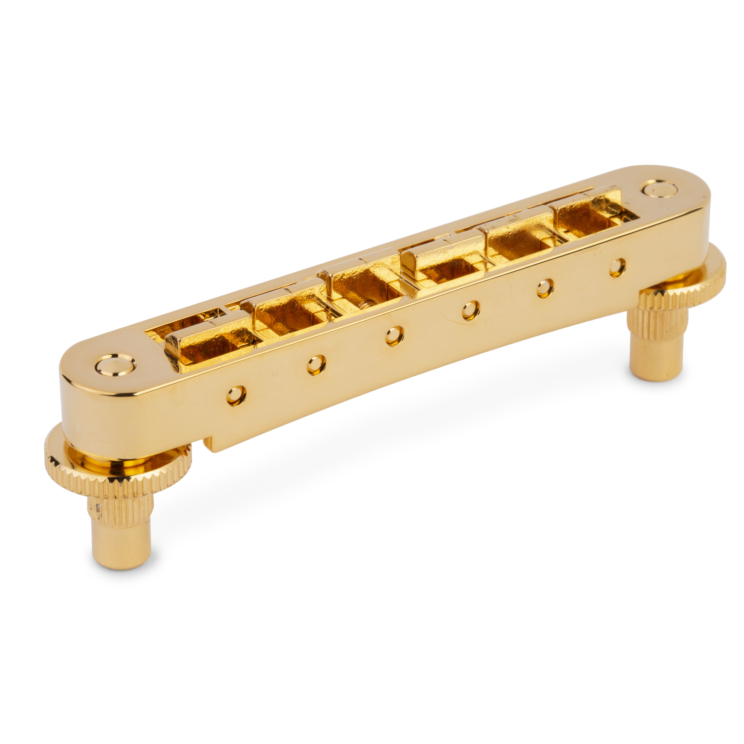 TonePros TP6A  Aluminum Tune-o-matic Bridge with Bell Brass Saddles