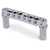 TonePros TPFA Aluminum Tune-o-matic Bridge with Bell Brass Saddles, Chrome